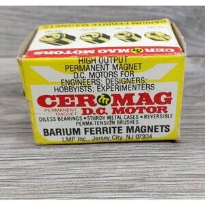 Cer Mag Motors RE 280 Mabuchi Motor Hobby NIB High Output Lo Drain Hi Rpm Dc